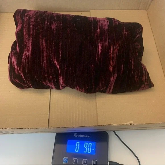 Good American Woman XL Burgundy Whimsigoth Crushed‎ Velvet Long Sleeve Bodysuit - Picture 10 of 10